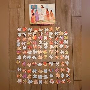 Rainbow Works Bible Puzzle 100 Pieces Interlocking The Life of Jesus